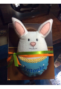 Hop032 - Stuffed Easter Egg bunny