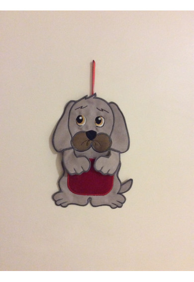 Hop045 - Hanging dog with pocket