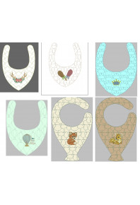 Set510 - Quilted Bibs Collection II